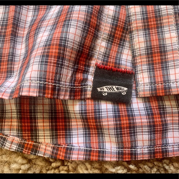 Vans Plaid Button Up Shirt - Men’s Small - Picture 6 of 10